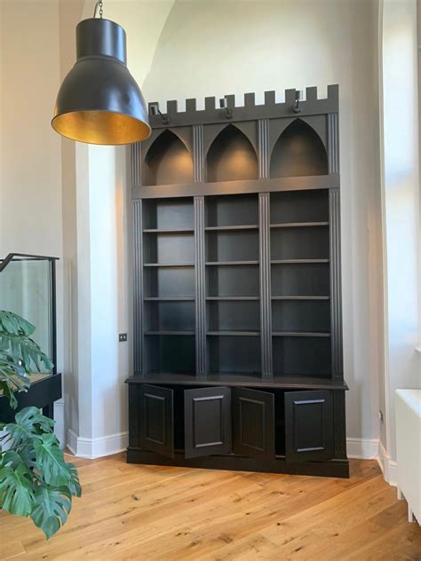 Gothic Style Freestanding Bookcase The Bookcase Co