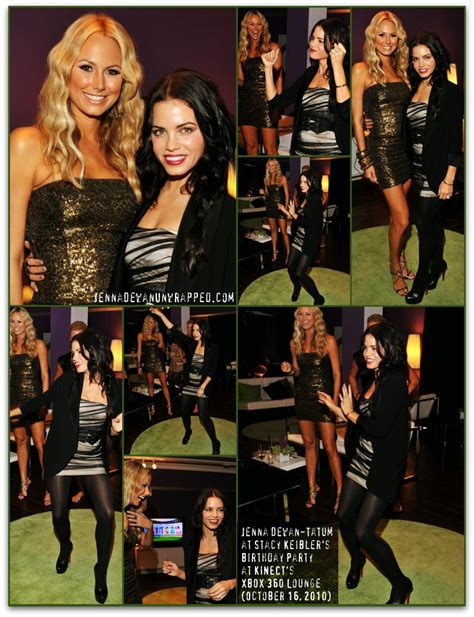 Jenna Dewan Tatum At Stacy Keiblers Birthday Party Unwrapped Photos