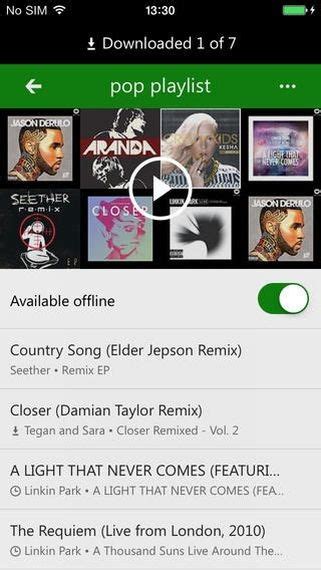Microsoft Updates Xbox Music For Ios Adds Offline Playback Neowin