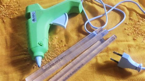 How To Use Glue Gun Glue Gun Tutorial Glue Gun Usage In Embroidery