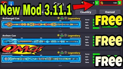 The pitfalls when unlocking a legendary cue is that you need to collect 4 pieces of that very cue from boxes in order to actually unlock it. 8 Ball Pool | Hack Legendary Cue Mod 3.11.1 | All Cues ...