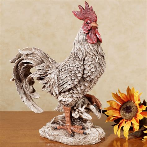 Esme the Rooster Sculpture | Rooster kitchen decor, Rooster, Rooster statue