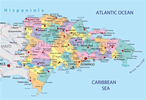 dominican republic - Google Search | Dominican republic map, Political map, Dominican republic