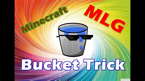 Mlg Minecraft The Bucket Trick Youtube