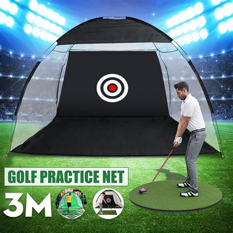 Foldable Golf Practice Net Indoor Outdoor Tent Garden Grassland Golf