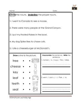 You will find additional reading sheets that extend beyond the core. 1st Grade Language Arts Worksheet Pack (November) {Common Core Aligned}