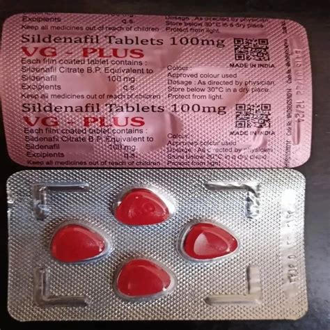 Vg Plus Sildenafil 100mg Tablets At Rs 100stripe Erectile Dysfunction Medicine In Nagpur Id