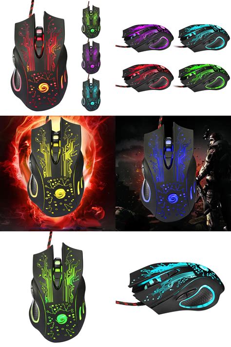 Visit To Buy Professional Wired Gaming Mouse 3200dpi Led Optical