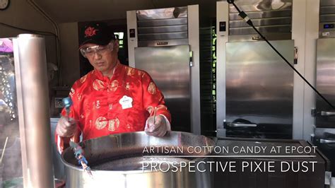 Artisan Cotton Candy In Epcots China Pavilion Youtube