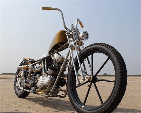 The Fu Pan 57 Harley Panhead By Schmidt Motos Bikebound