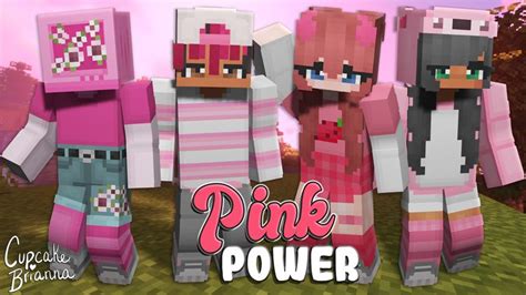 Pink Power Hd Skin Pack By Cupcakebrianna Minecraft Skin Pack