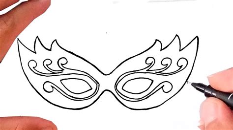Como Desenhar Uma MÁscara De Carnaval Como Fazer Mascara De Carnaval