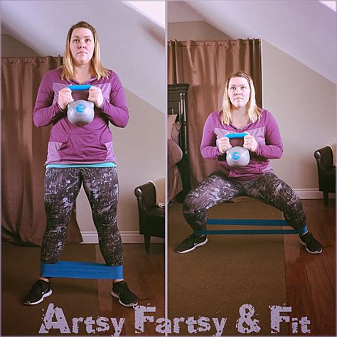 Artsy Fartsy And Fit Legs And Booty At Home With A Resistance Band