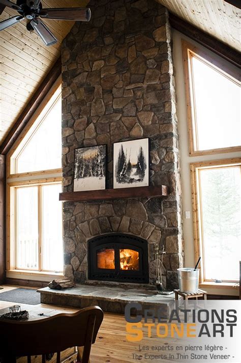 With the introduction of natural stone panel systems and thin veneer products in the last 15 or so years, fireplaces started to get renovated at a pace never seen. Fireplace done with Tudor Old Country Fieldstone from ...
