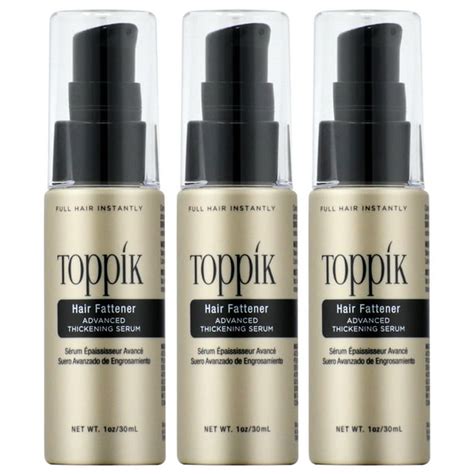 Toppik Hair Fattener Advanced Thickening Serum 1oz Pack Of 3