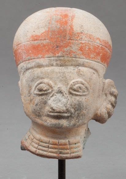 Pre Columbian Pottery Head Of A Dignitary Tumaco La Catawiki