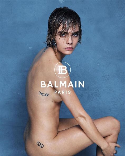 Cara Delevingne Fappening Nude For Balmain Campaign Photos The Fappening