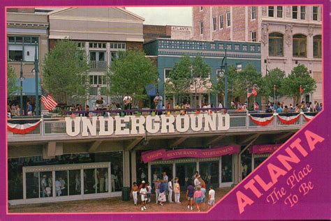 Underground Atlanta Observation Drews Blog