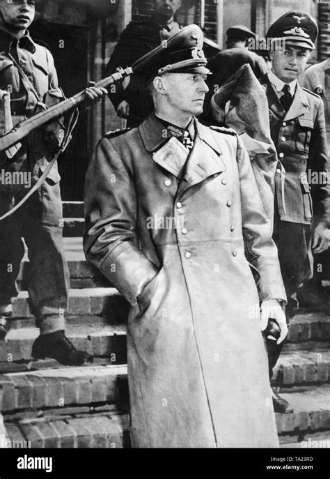 German Military Commander Alfred Jodl On His Way To Sign The German