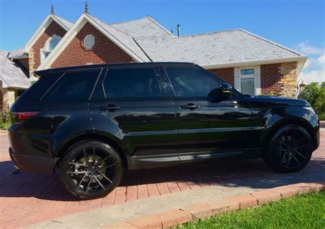 Enhance the range rover sport exterior further by choosing the black pack. Sell used 2014 Range Rover Sport, Blacked Out, 22" NICHE ...