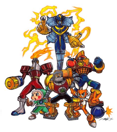 Megaman Nt Warrior Bosses 1 Revised By Troach31282 On Deviantart