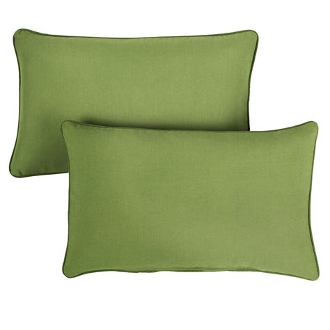 Humble And Haute Sunbrella Indooroutdoor Corded Lumbar Pillow Set Of