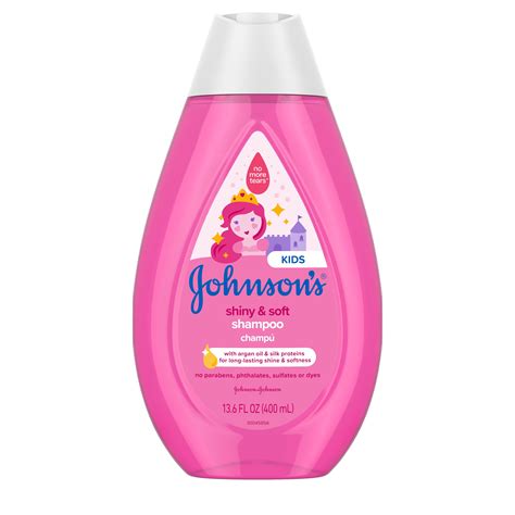 Johnsons Shiny And Soft Kids Shampoo With Argan Oil 136 Fl Oz