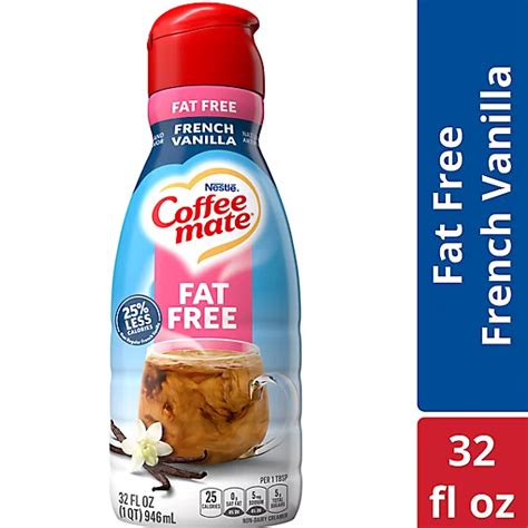 Coffee Mate French Vanilla Fat Free Liquid Coffee Creamer 32 Fl Oz