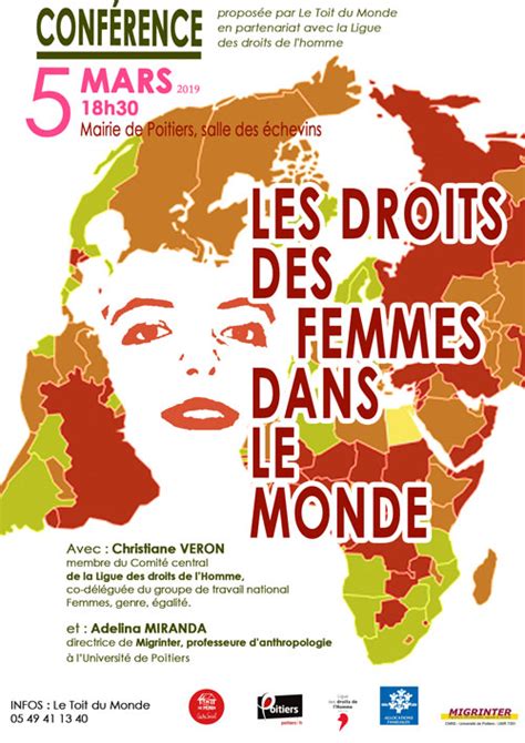 Conférence “les Droits Des Femmes Dans Le Monde” Mairie 5 Mars 2019