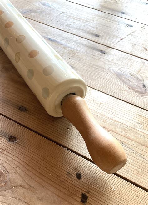Rolling Pin Ceramic Piece For Kitchenalia Etsy