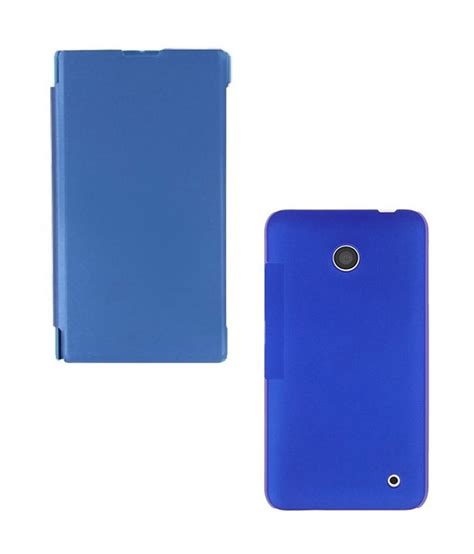 Ygs Flip Covers For Nokia Lumia 630 Blue Flip Covers Online At Low