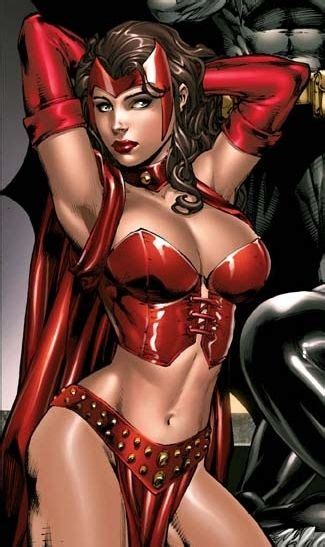 Scarlet Witch Super Ladys Cómic Marvel Cómics Y Cómics