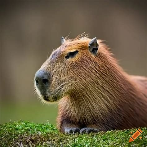 Capybara Close Up On Craiyon