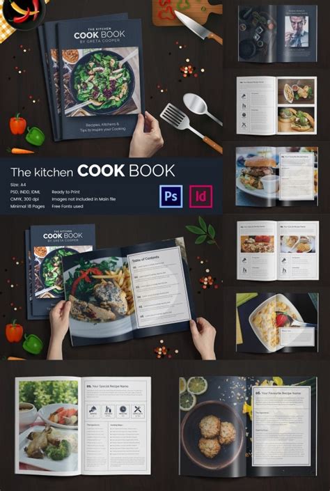 46 Cookbook Templates In Psd Ai Vector Eps Indesign Publisher