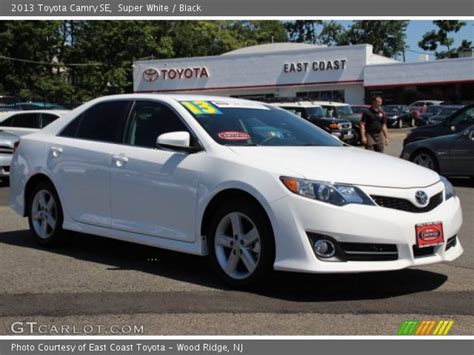 Foreign used toyota camry se 2013, accident free, synthetic fabric interior design, extremely clean, factory paint, ac chilling, alloy wheels, bluetooth dvd, reverse camera. Super White - 2013 Toyota Camry SE - Black Interior ...