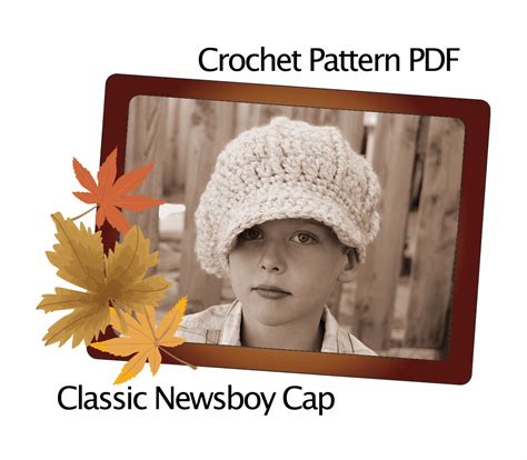 The Crafty Cottage Free Newsboy Cap Pattern