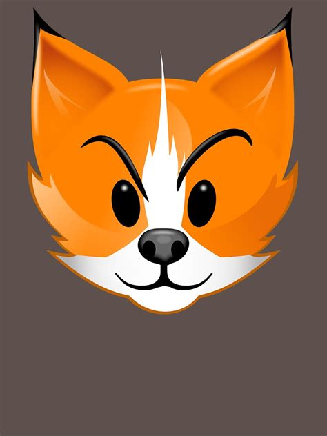 Cute Cheeky Cartoon Fox Face T Shirt By Hiborngraphics Redbubble