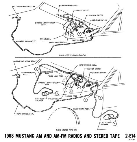 1966 Mustang Turn Signal Wiring Diagram перевод на Kye Wired