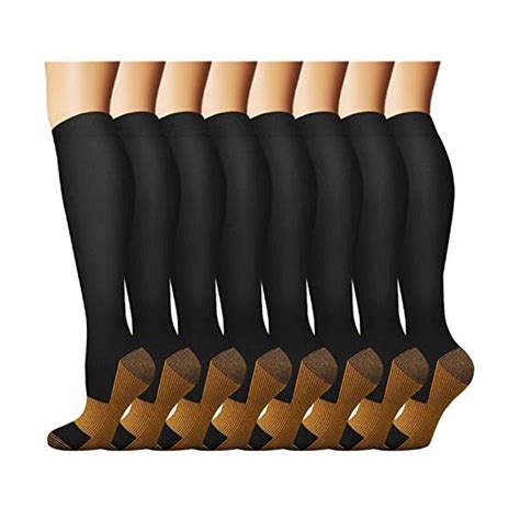 Iseasoo Copper Compression Socks For Men And Women Circulation Best For Running Hiking Cycling 15