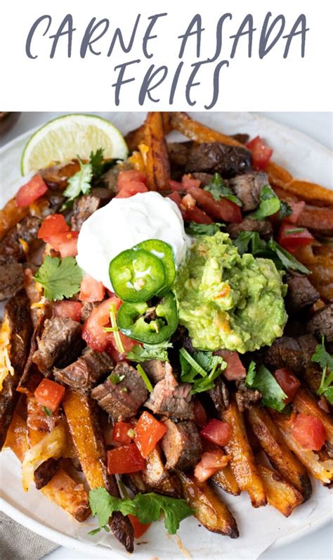 Grilled chicken topped with guacamole, pico de gallo and lettuce. Carne Asada Fries (Loaded Fries with Steak) - 40 Aprons