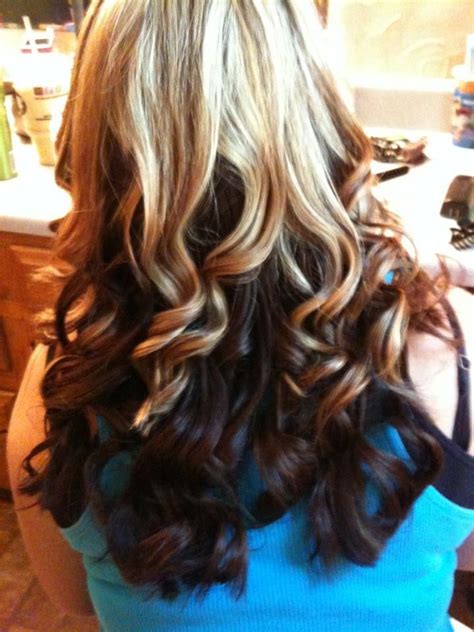 Blonde On Top And Chocolate Brown At The Bottom Civwhdsh 720×960 Hair Styles Hair Hair