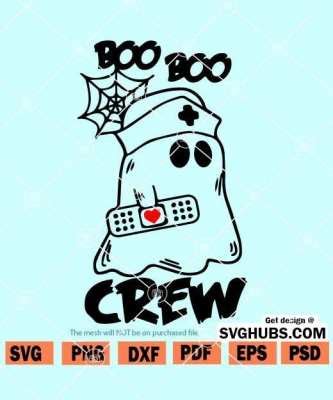 Boo boo crew SVG, Boo SVG, Boo boo crew, boo boo bunny, Boo boo crew