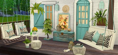 Sims 4 Cc Best Porch Swings And Chairs To Download Fandomspot