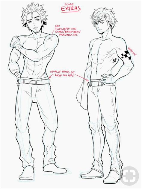 How To Draw A Anime Body Male Just Draw And Have Fun