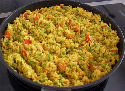 Reis - Gemüse -Pfanne mit Frischkäse von HeißerHans