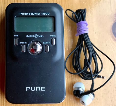 Pure Pocketdab Rds Dab Fm Radio With Sennheiser Mx Earphones