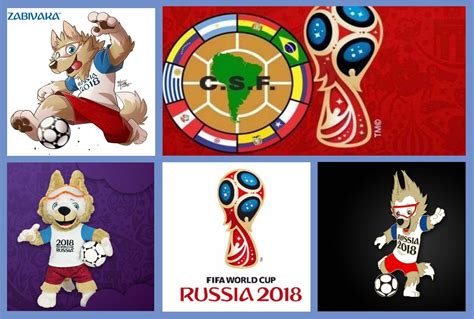 tramasencrochet mascotas del mundial de fútbol zavibaka rusia 2018