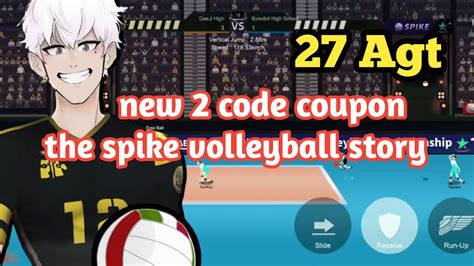 Code Coupon The Spike Volleyball Story Agustus Youtube