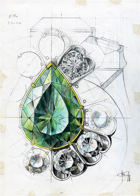 Sketches Jewel Drawing Jewellery Sketches Jewelry Drawing