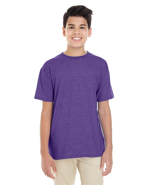 Gildan The Gildan Youth SoftstyleÂ® 45 Oz T Shirt Heather Purple